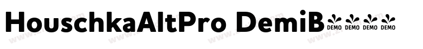 HouschkaAltPro DemiB字体转换